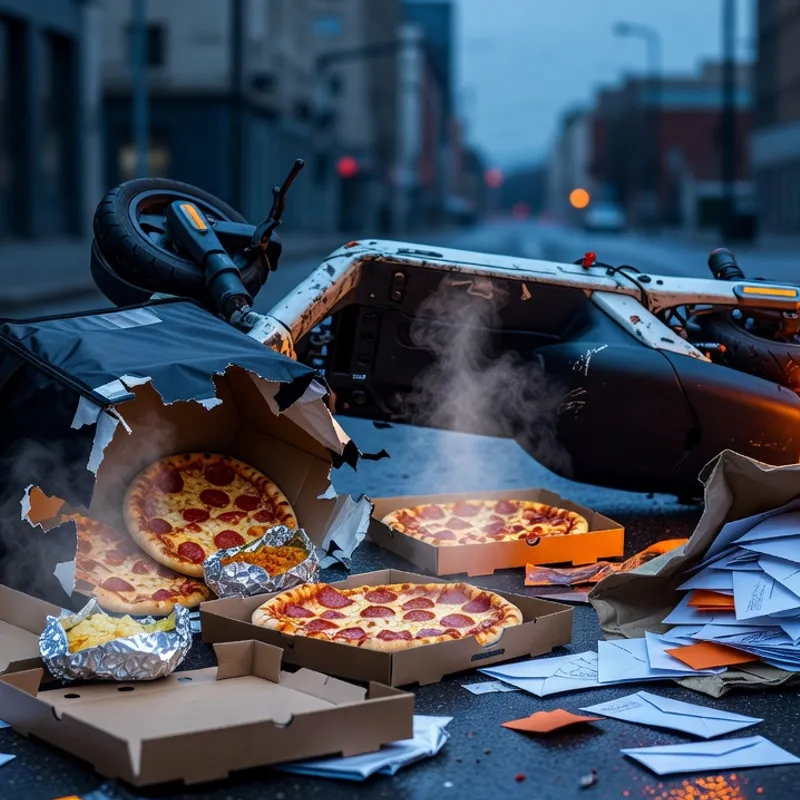 Aangereden als pizzakoerier, maaltijdbezorger of postbezorger: wat zijn je rechten?